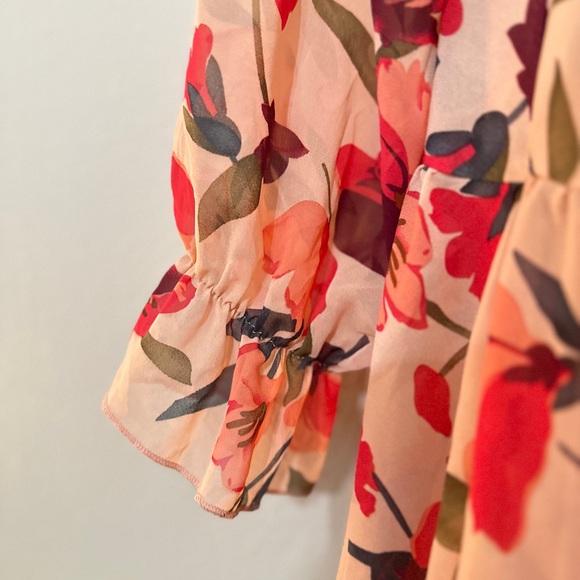 Floral V-Neck Maxi Dress - Picture 3 of 3